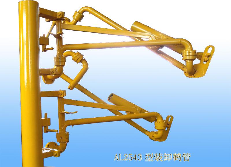 山東菏澤定制采購(gòu)的一批AL2543底部裝卸甲醇鶴管已發(fā)往使用現(xiàn)場(chǎng)(1)